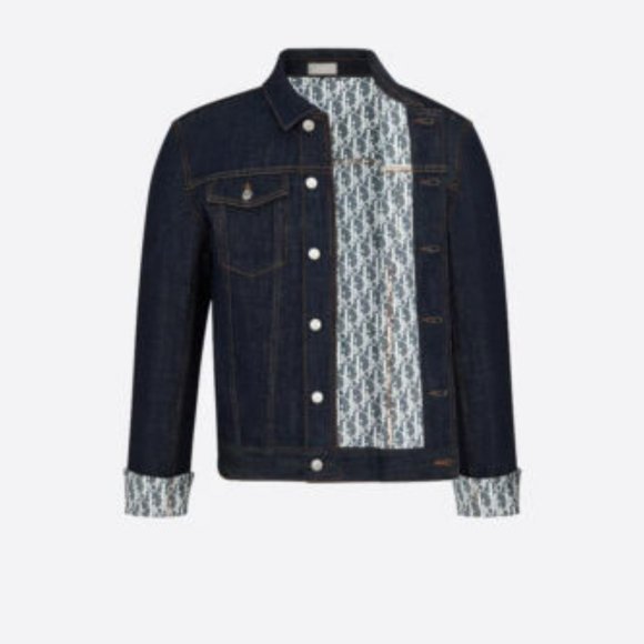 DIOR BLOUSON WITH OBLIQUE MOTIF & DIOR SLIM LONG-FIT OBLIQUE JEANS - Picture 2 of 5